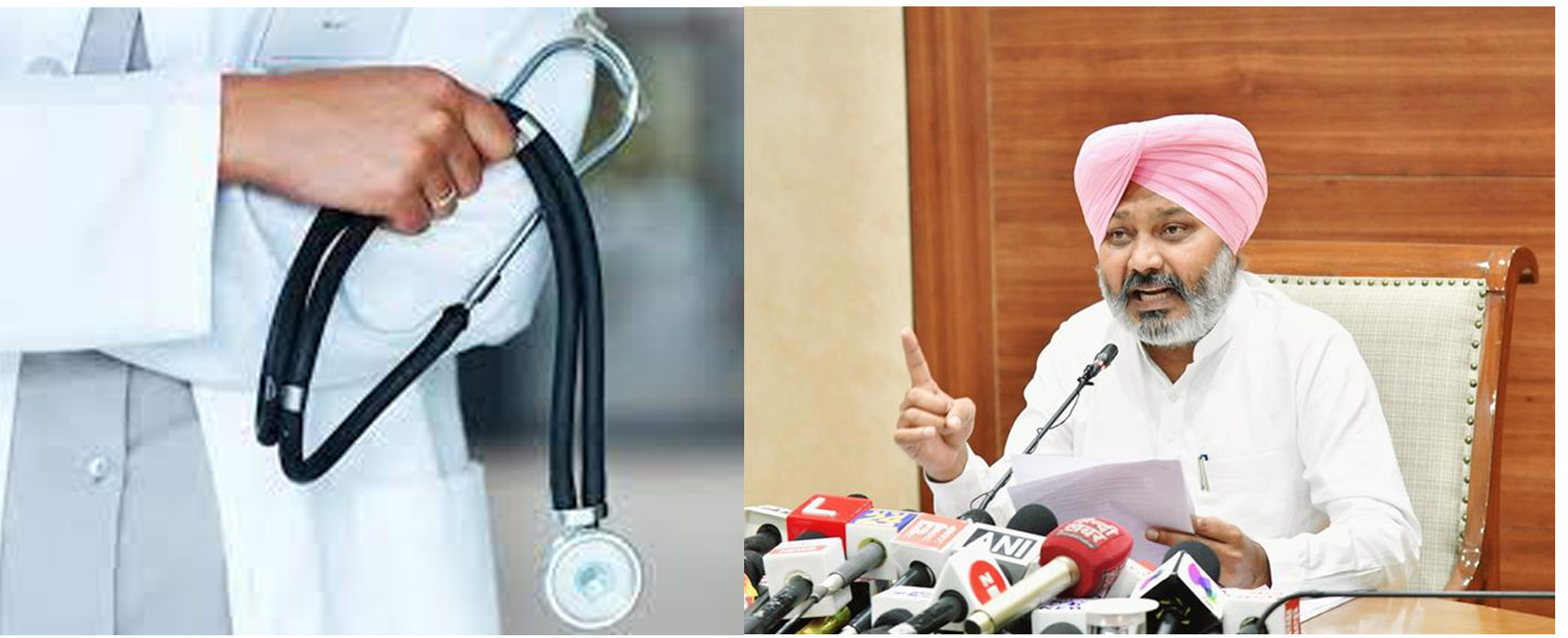 Finance Minister Harpal Cheema to meet doctors today to avert strike on January 20